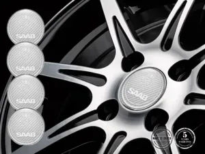 Saab Adesivo Cerchio Auto Badge Bombata Edizione